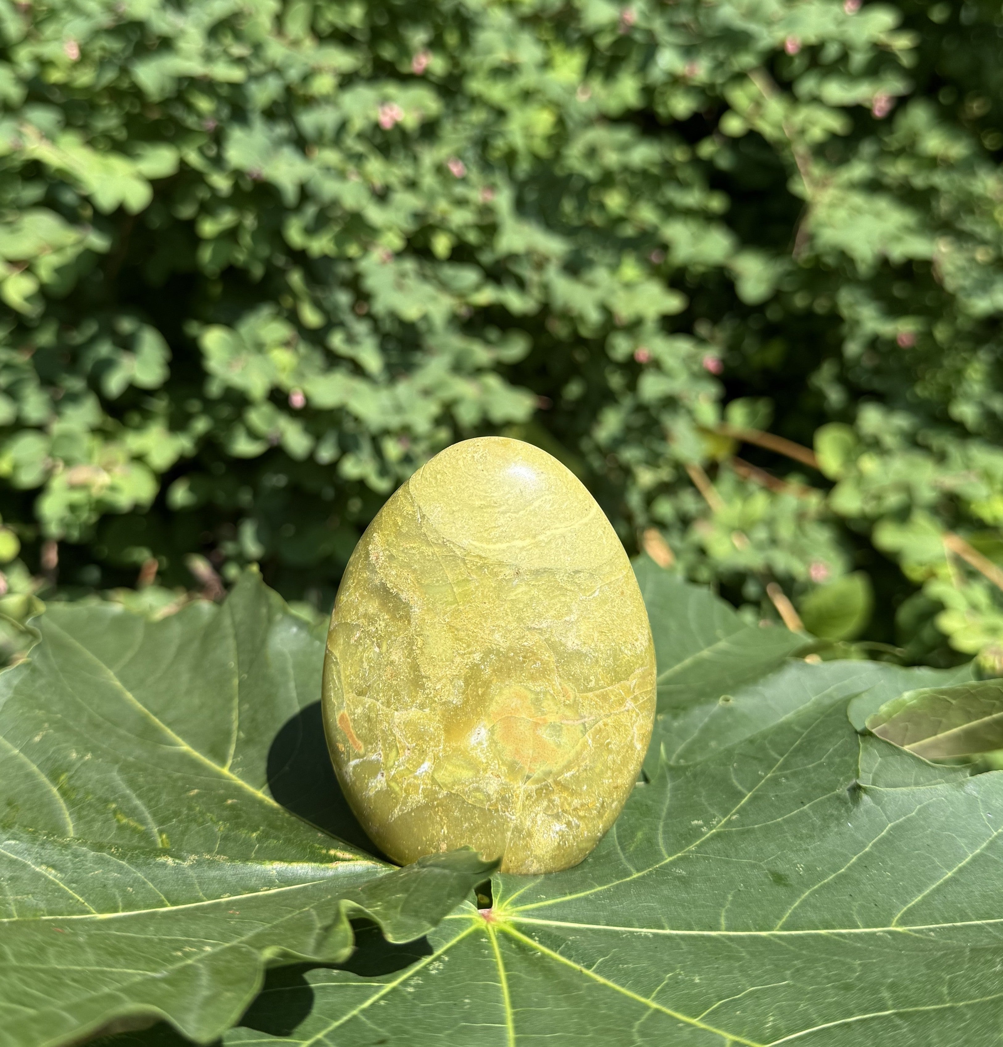 Grøn opal freeform 7 - 8 1