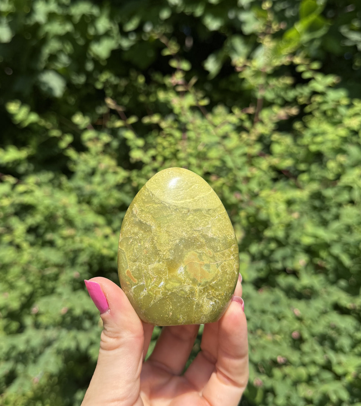 Grøn opal freeform 7 - 8 3