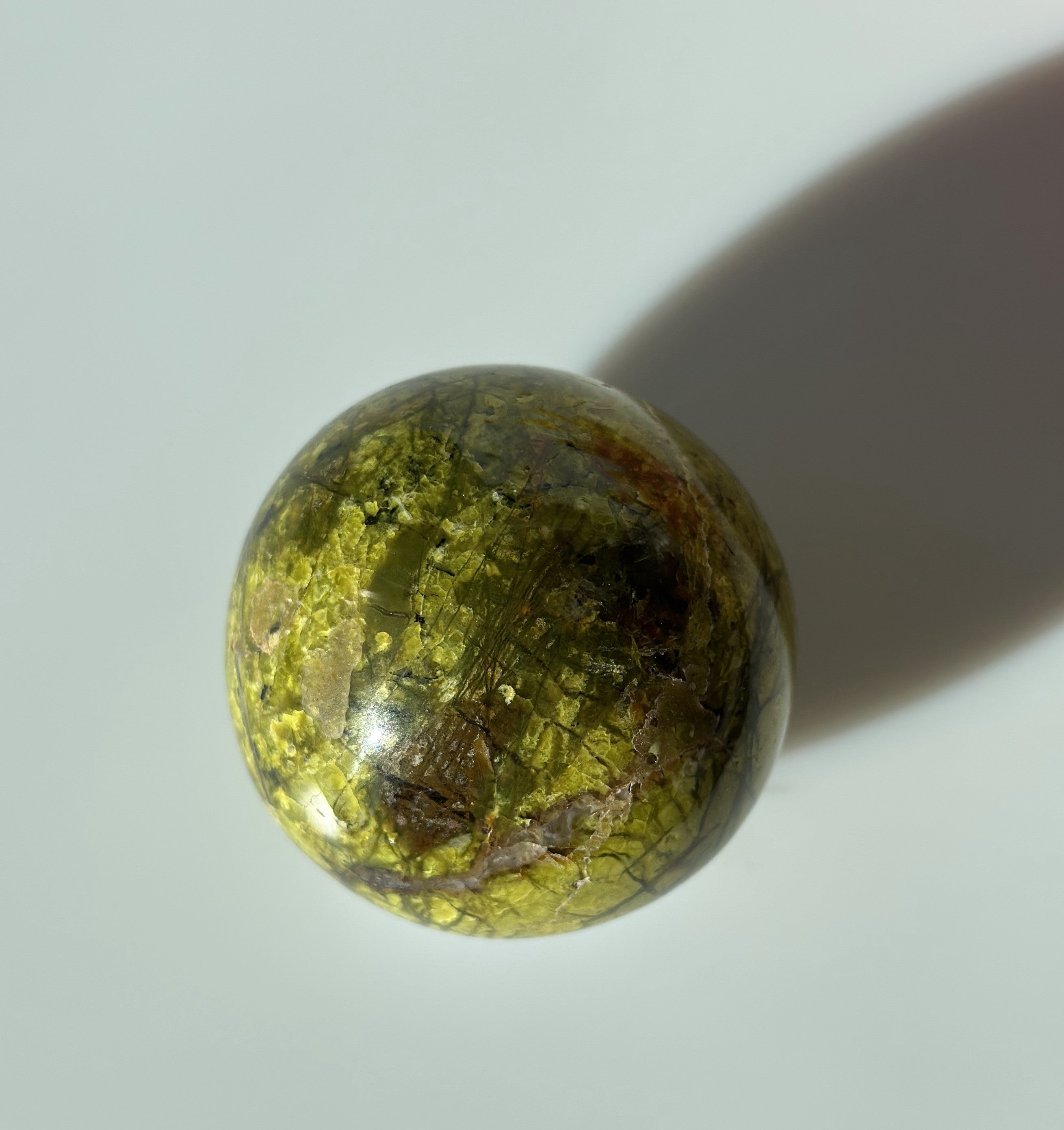 Grøn opal kugle 5 - 6 cm 3