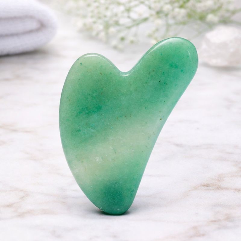 Gua sha i Grøn aventurin 1