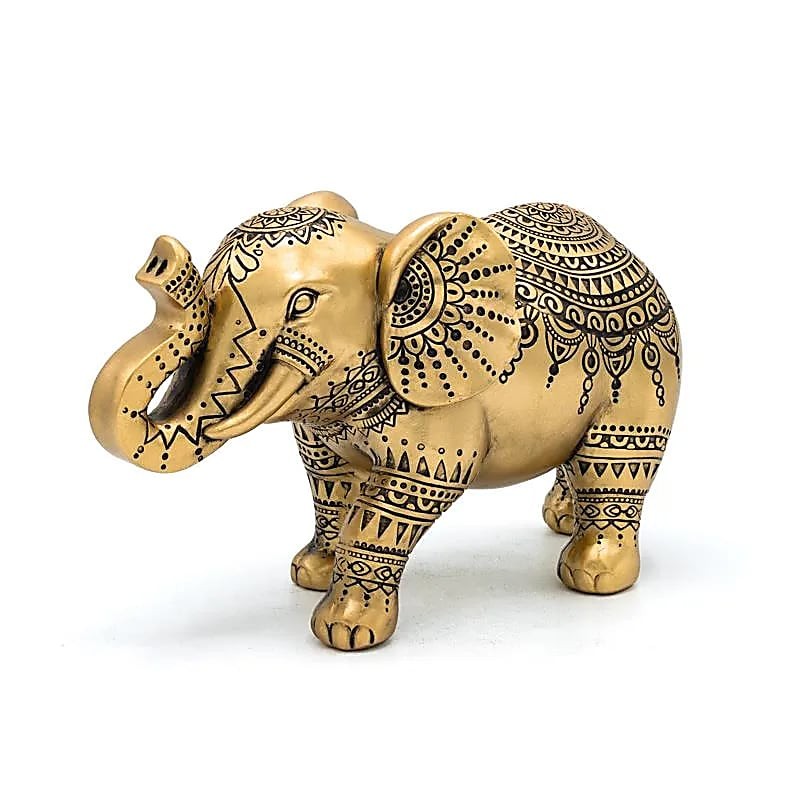 Guldfarvet elefant 2