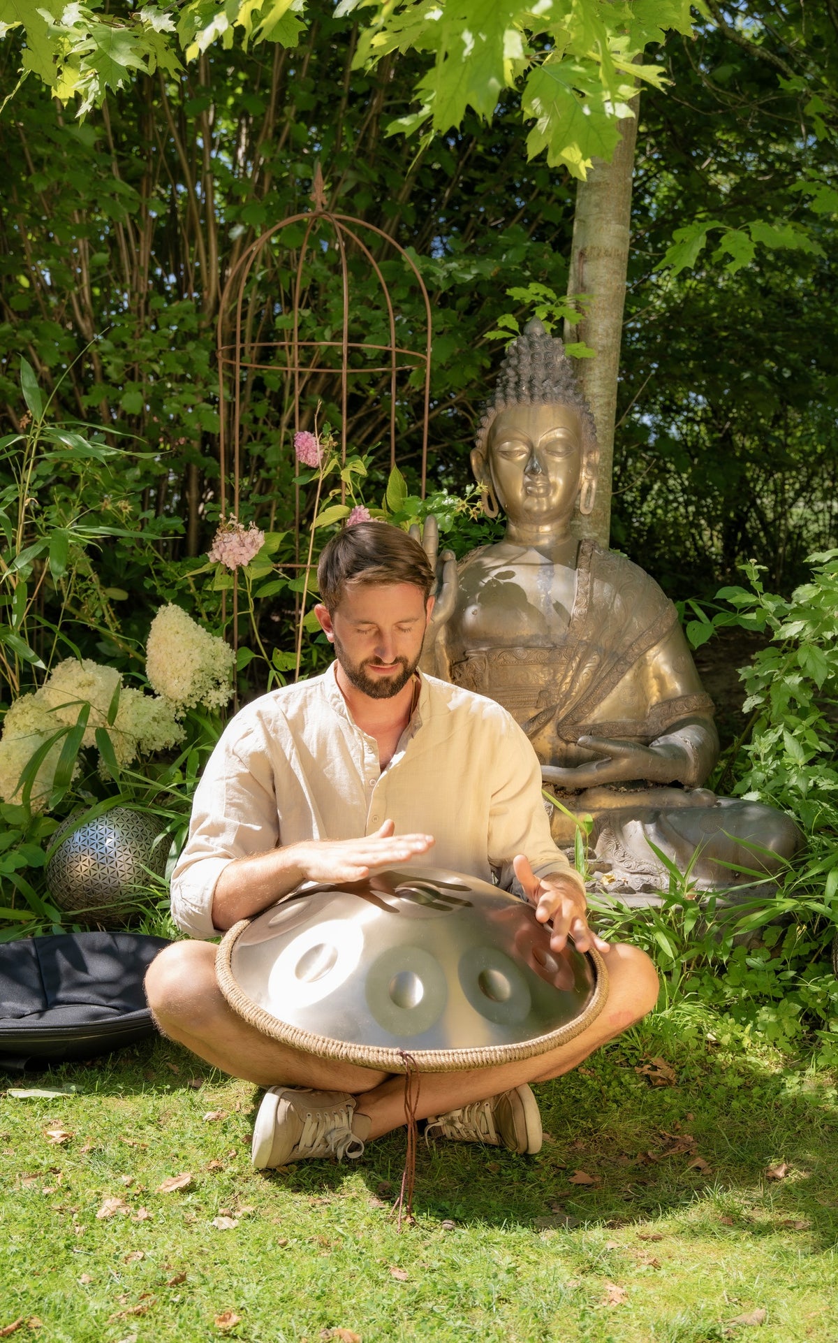 Handpan kupfergold 10 Tone 440Hz 2