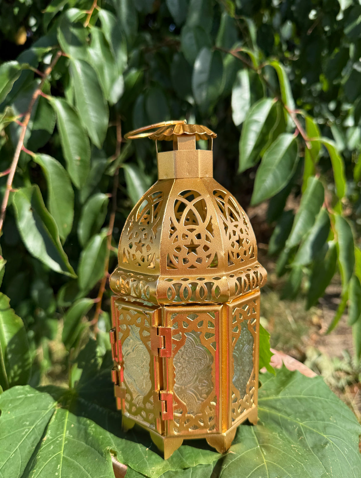 Gylden Harmoni Lanterne – Antik guld