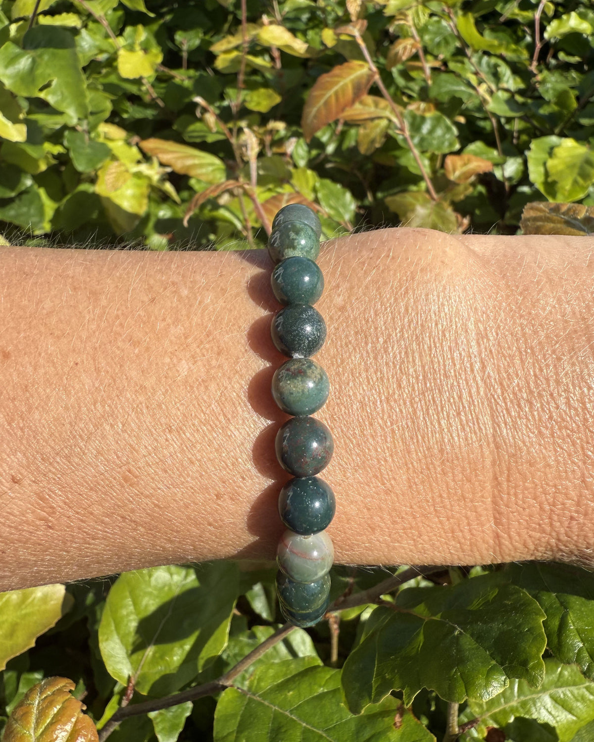 Heliotrop armbånd - 8 mm 1