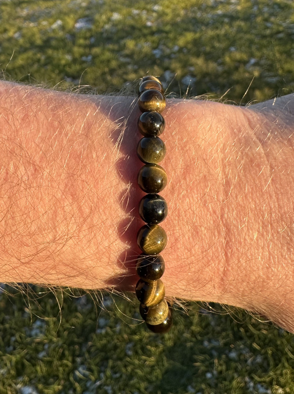 Herre armbånd tigerøje mix - 8 mm 2