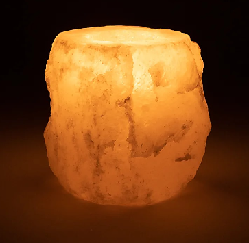 Himalaya salt krystal fyrfadsstage 1