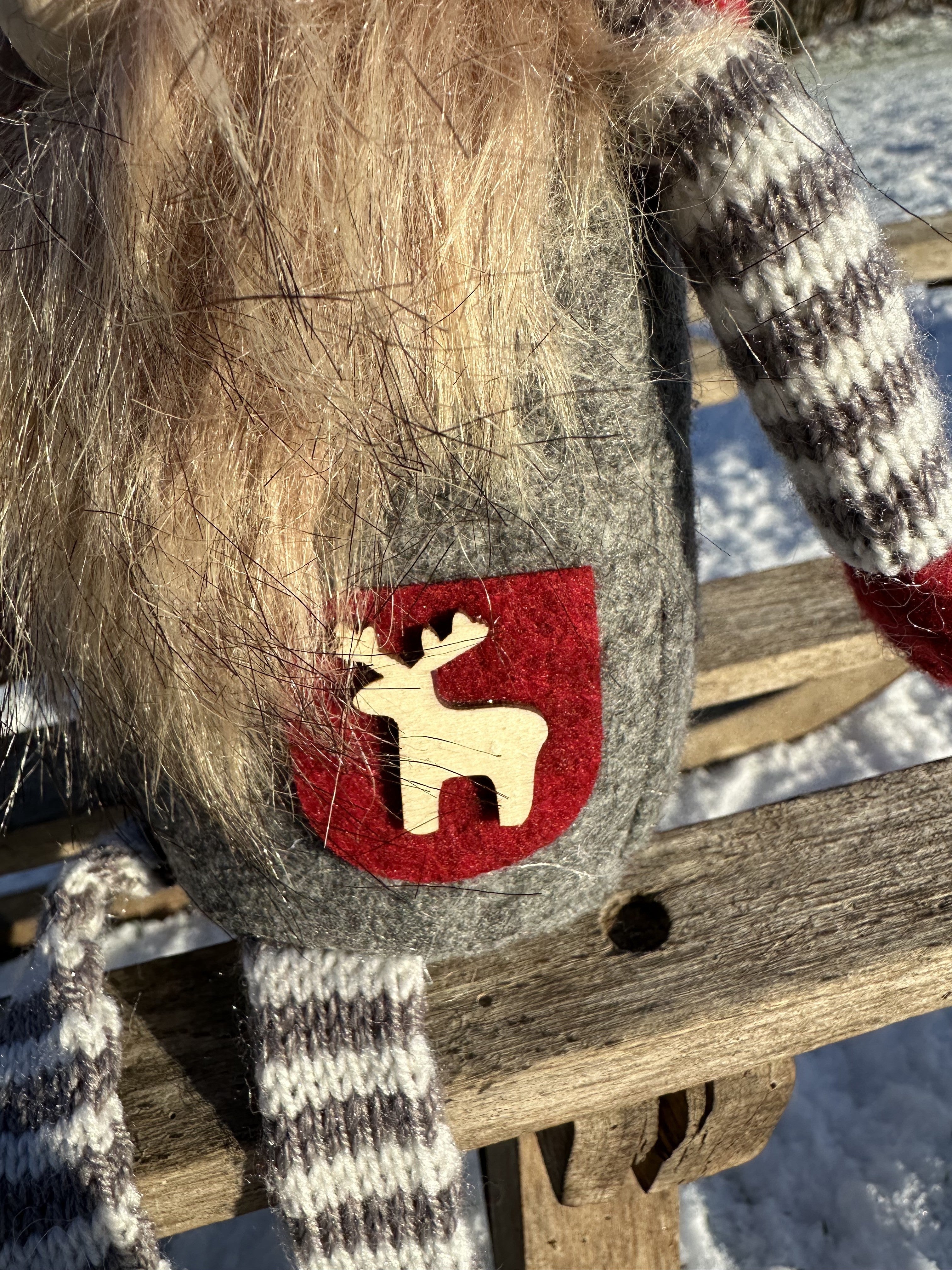 Ho Ho Nisse - brun skæg 3