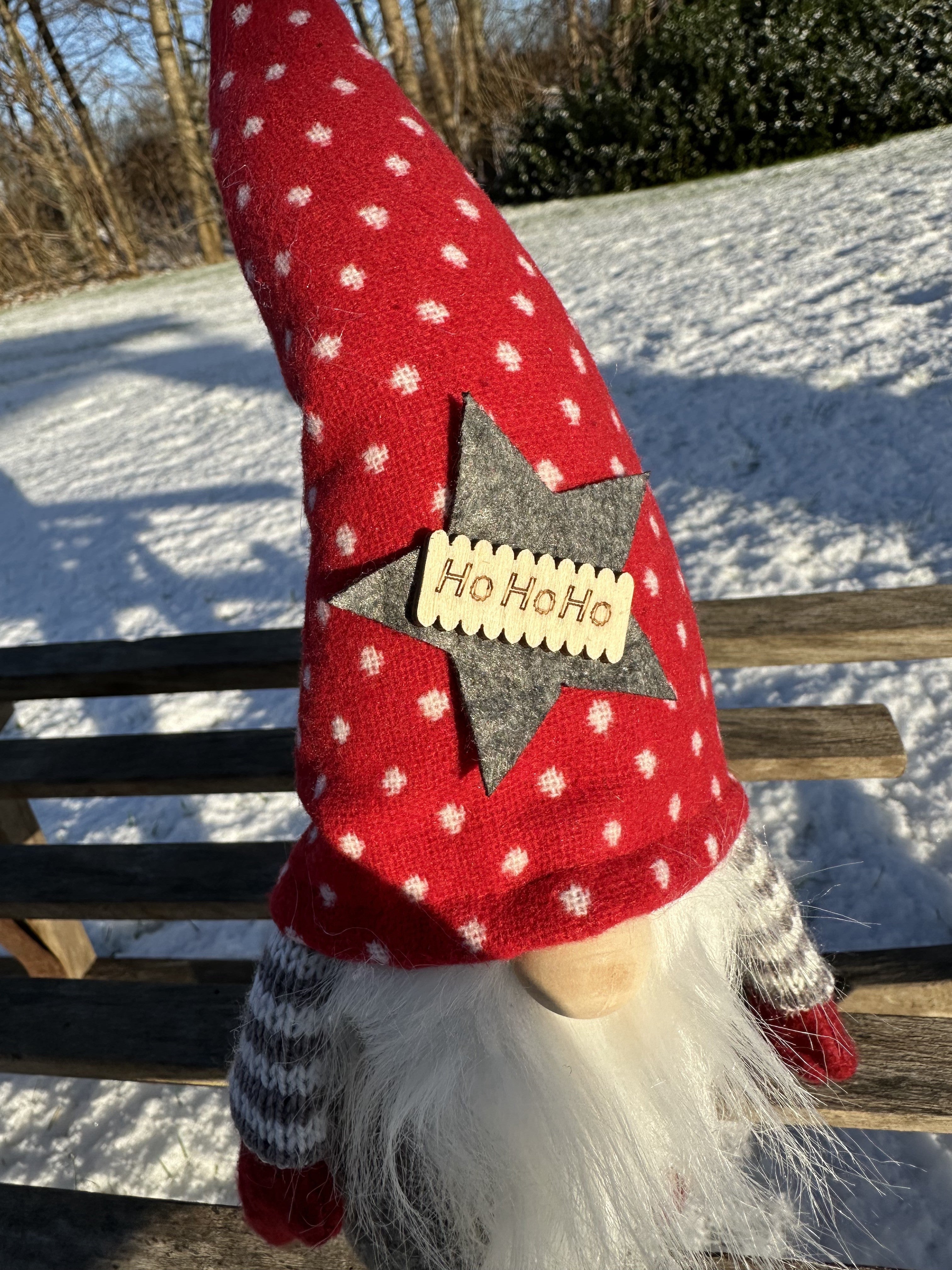 Ho Ho Nisse - hvid skæg 3