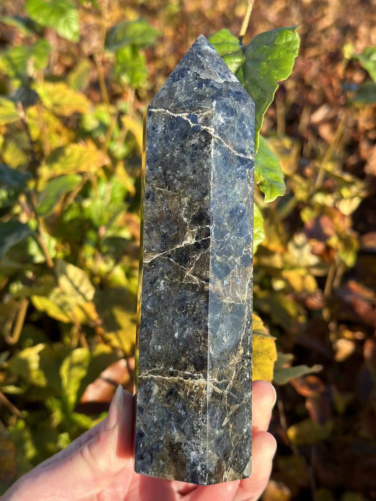 Iolit - Cordierit Tårn 16 cm 1