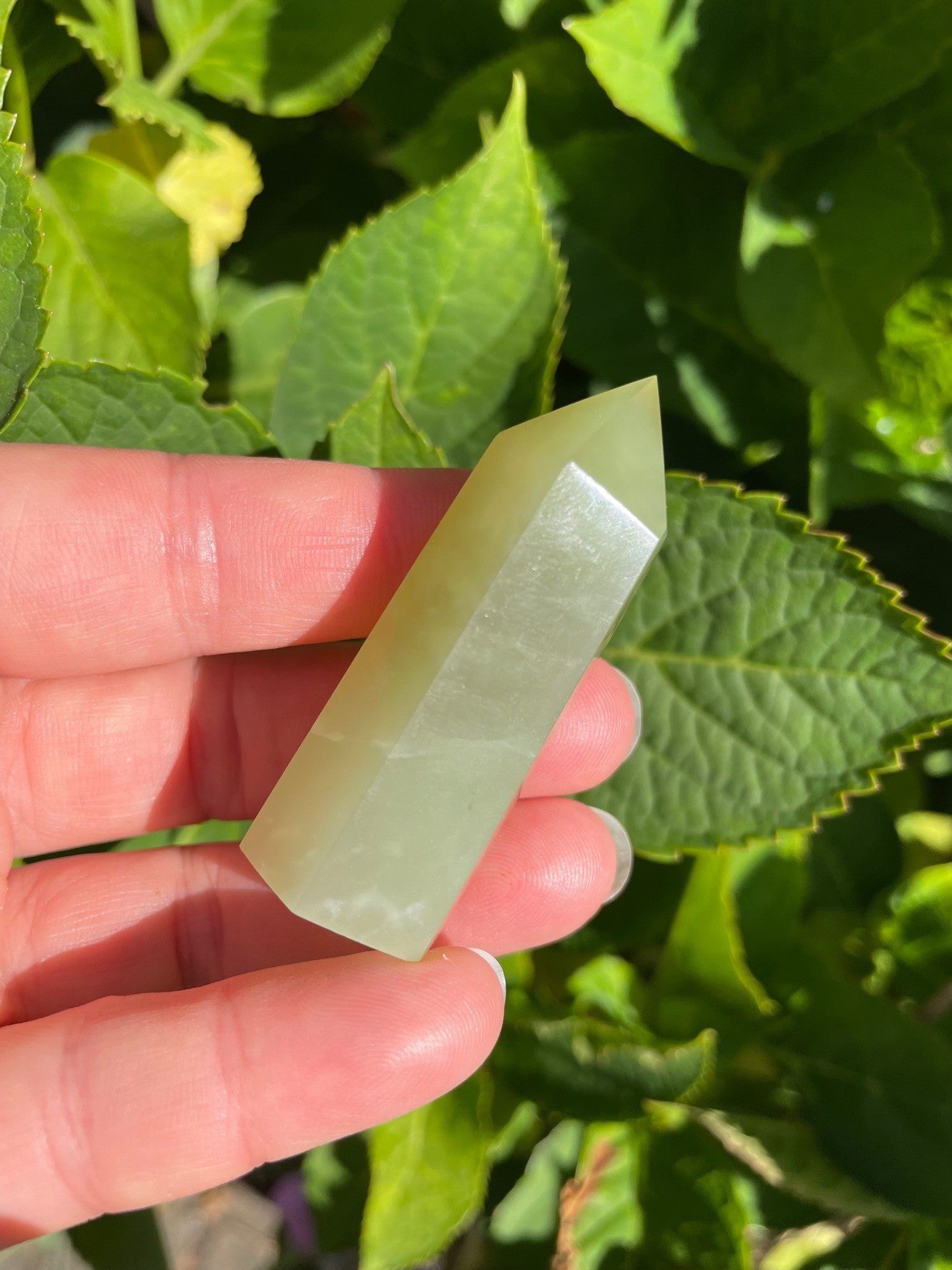 Jade Tårn grøn 5 - 6 cm