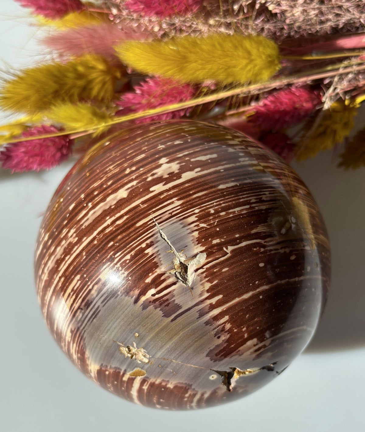Jaspis kugle 9,7 cm 3