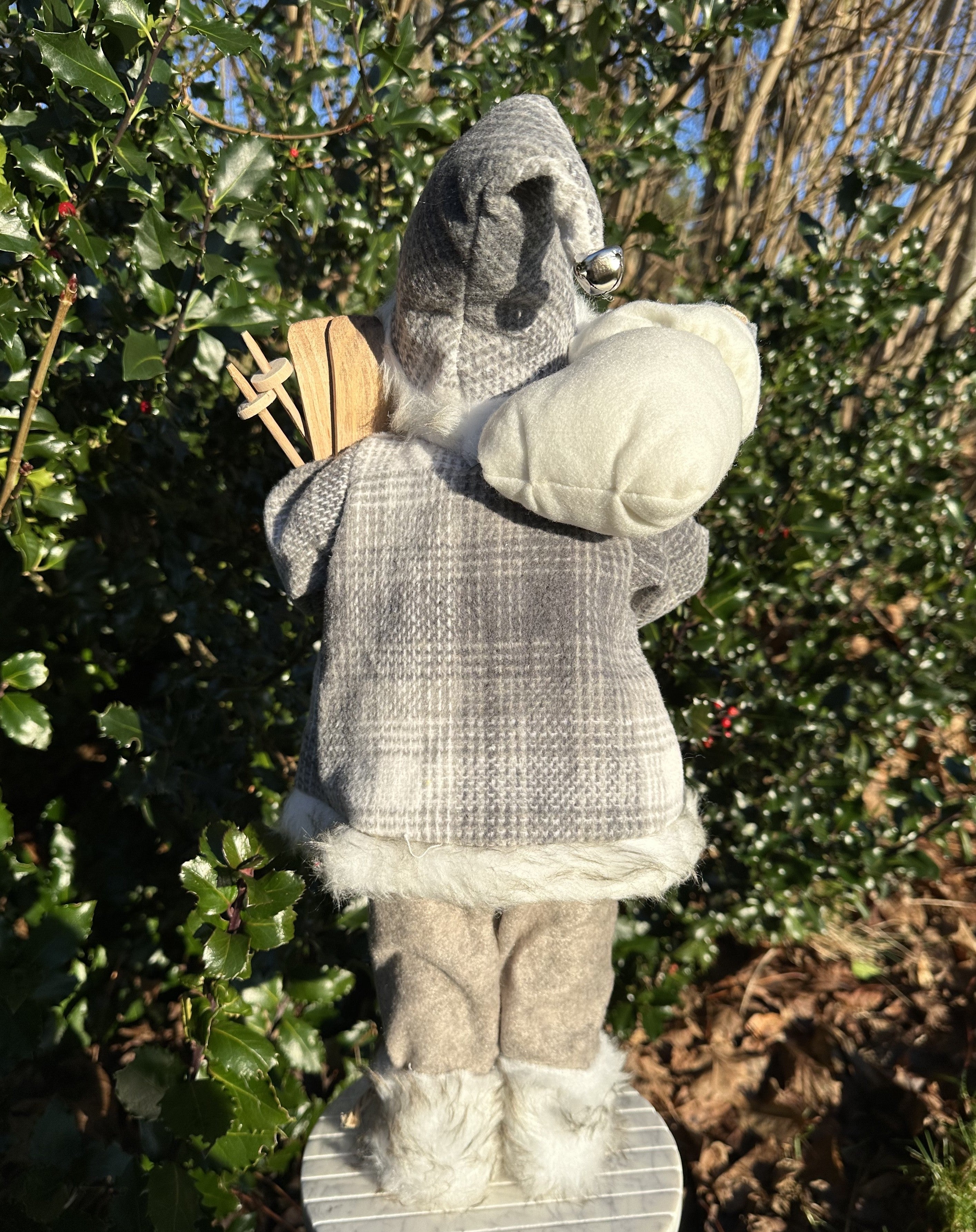 Julemand hvid 46 cm 2