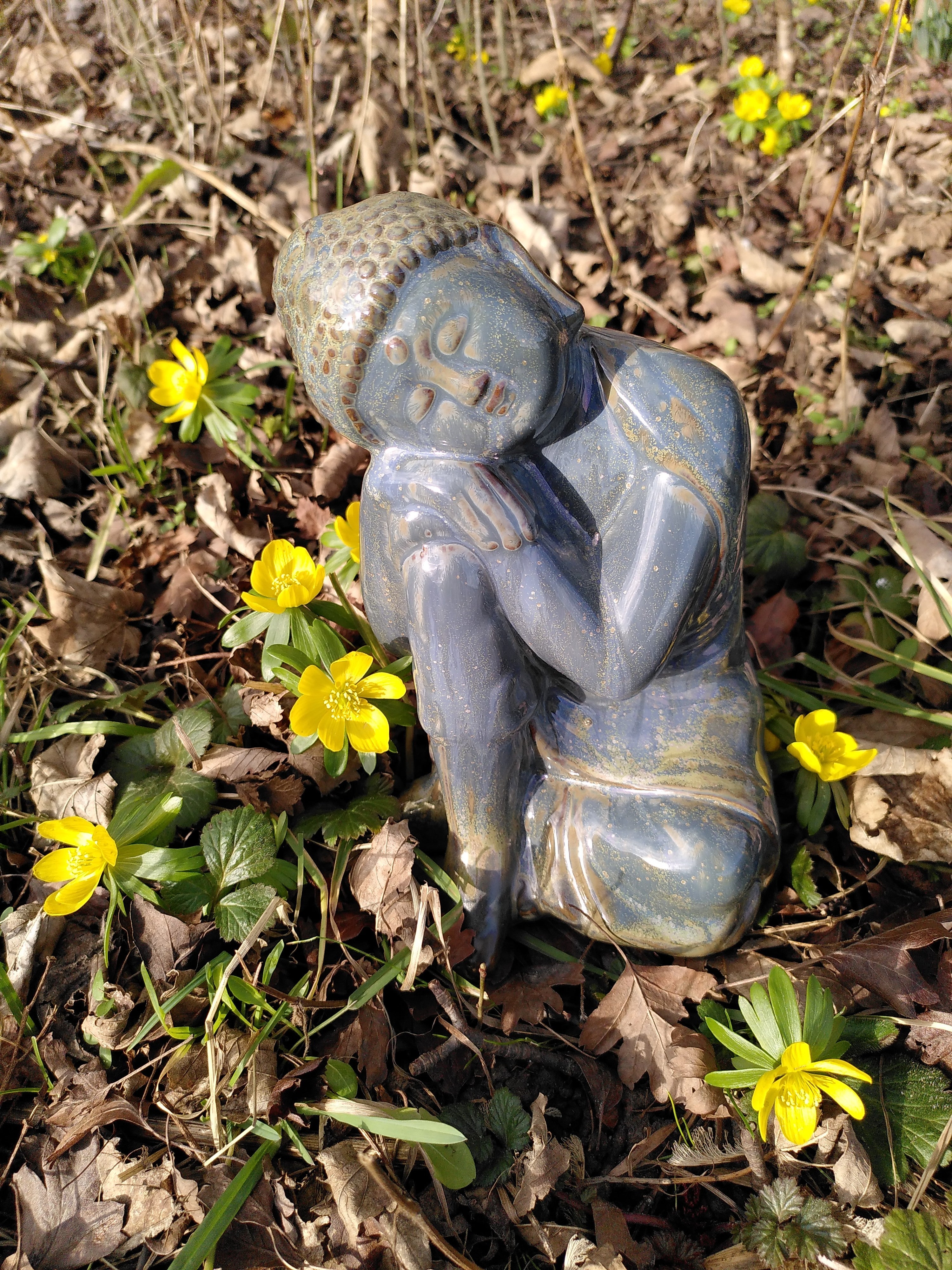 Keramik Siddende Buddha 2