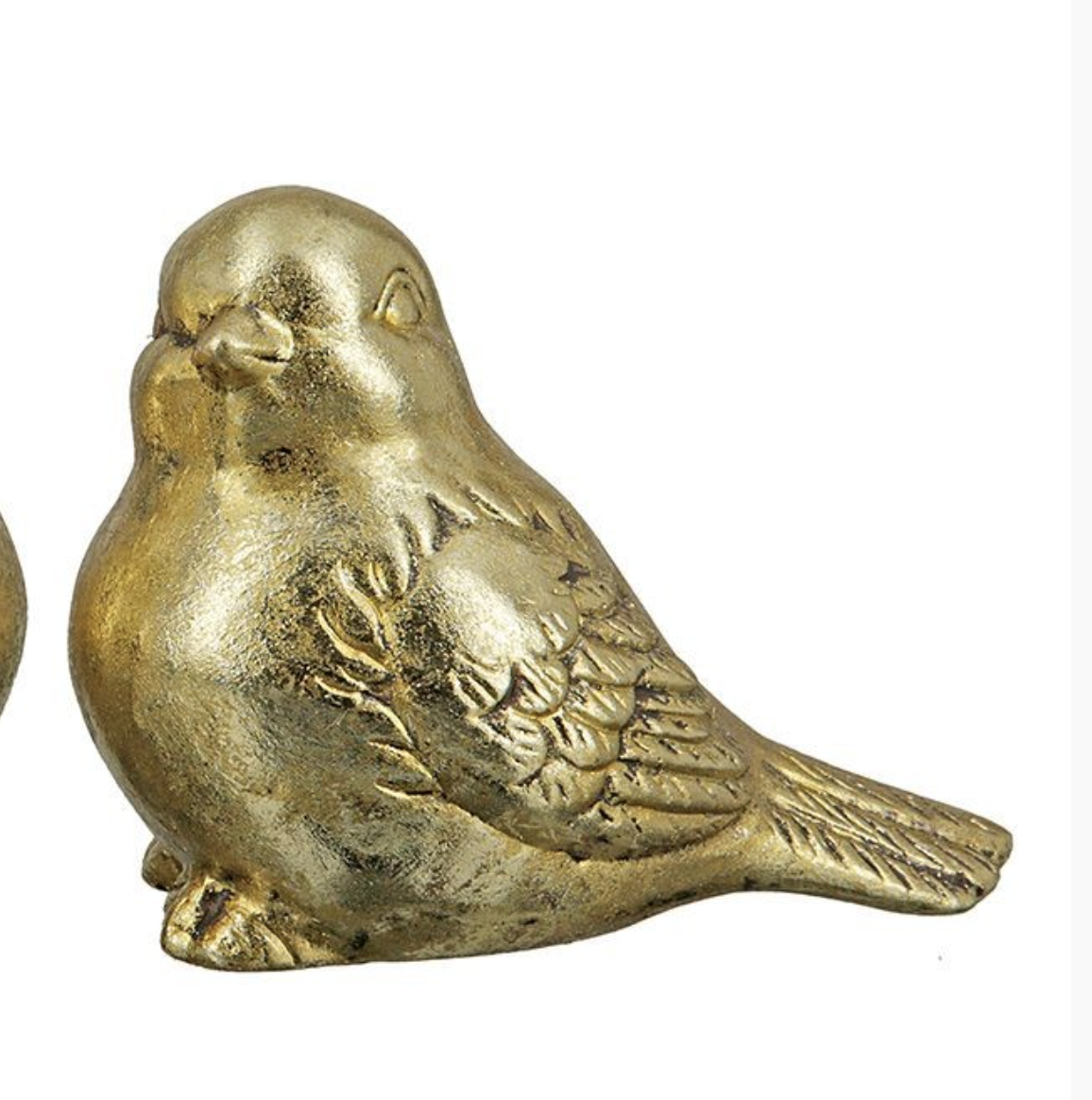 Keramisk guld fugl - Amira 6,5 cm 1