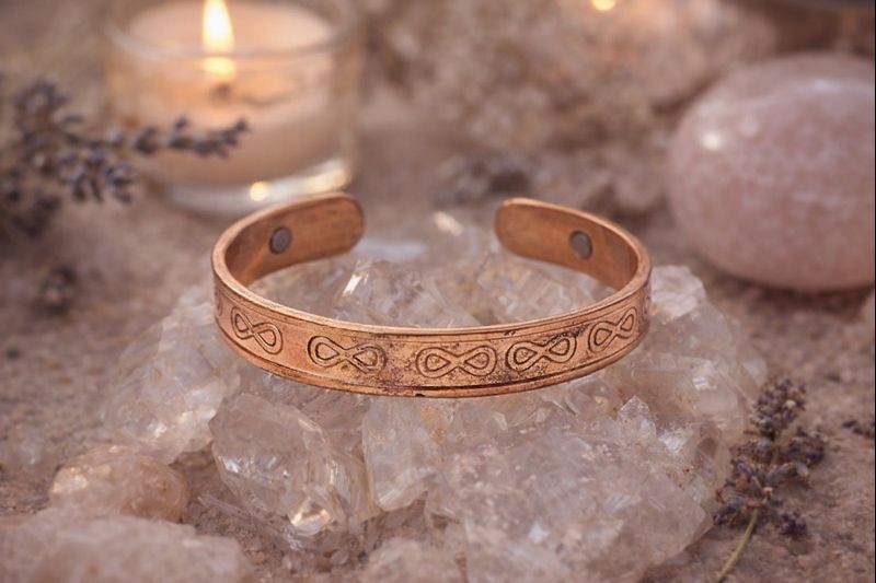 Kobber armbånd Infinity 1