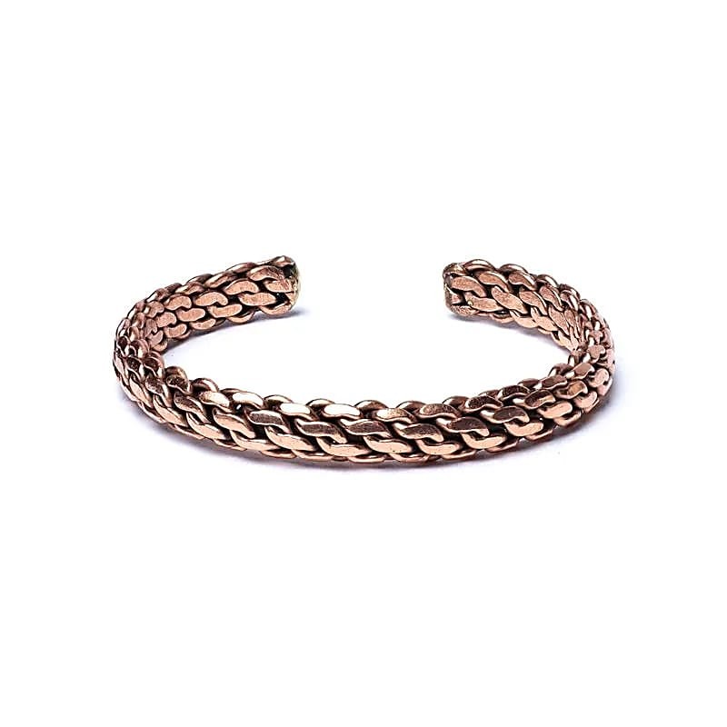 Kobber armbånd - kæde 2