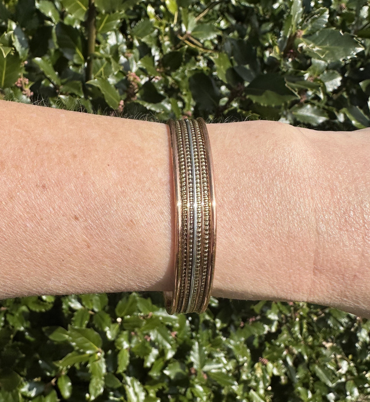 Kobber armbånd med magnetbånd 1