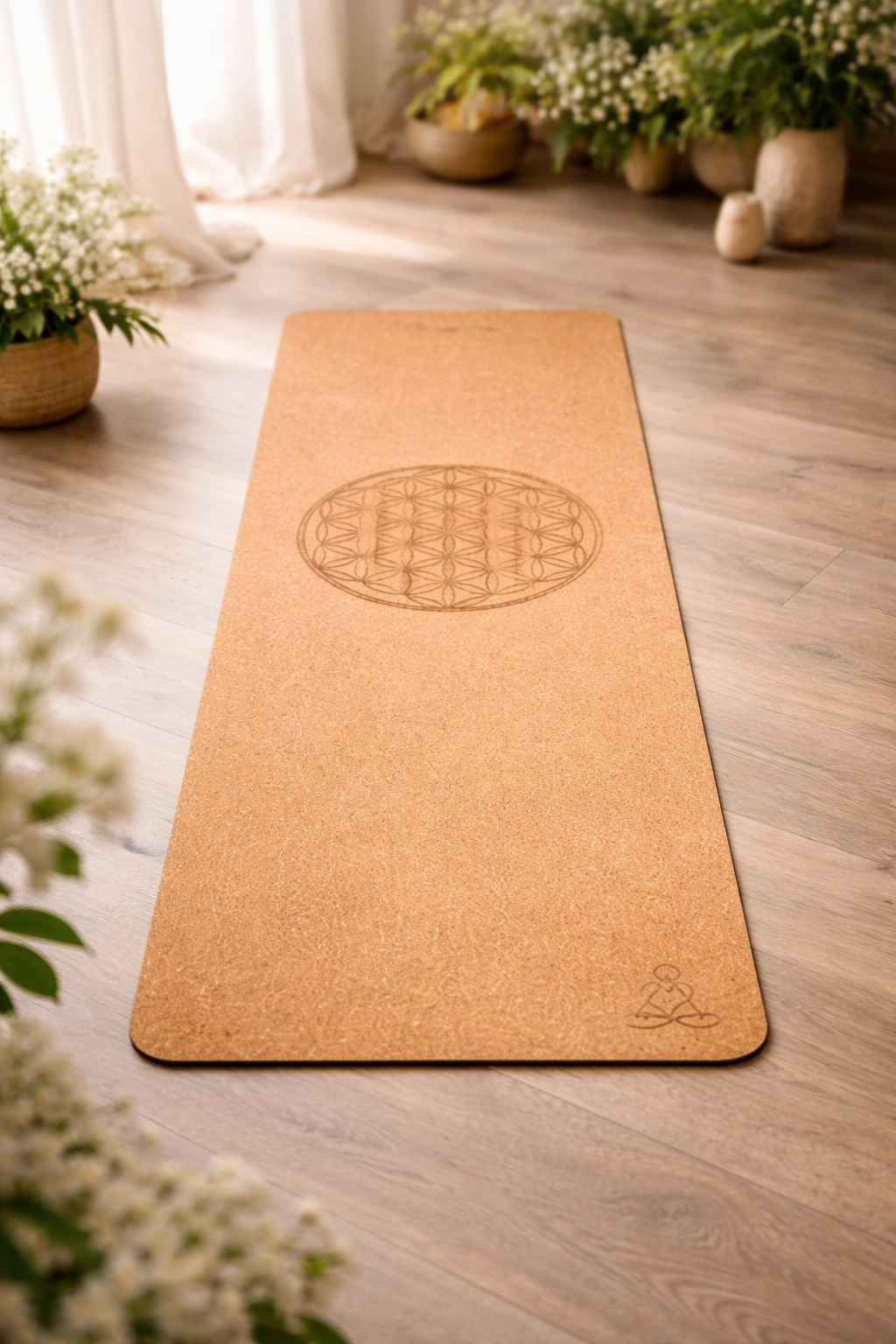 Kork yogamåtte 1