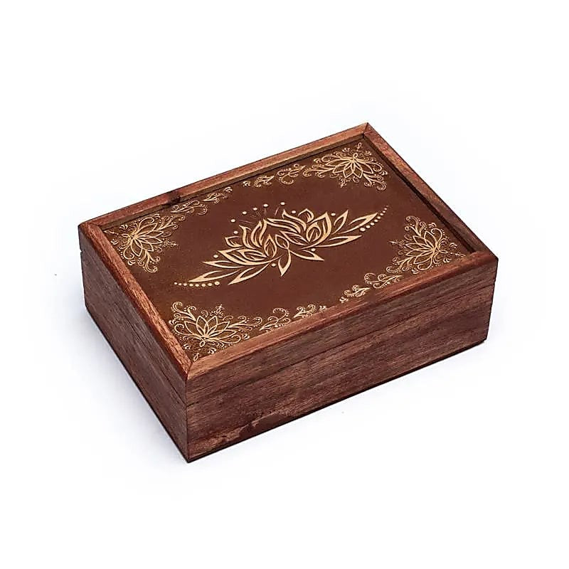 Kort box med lotus 1