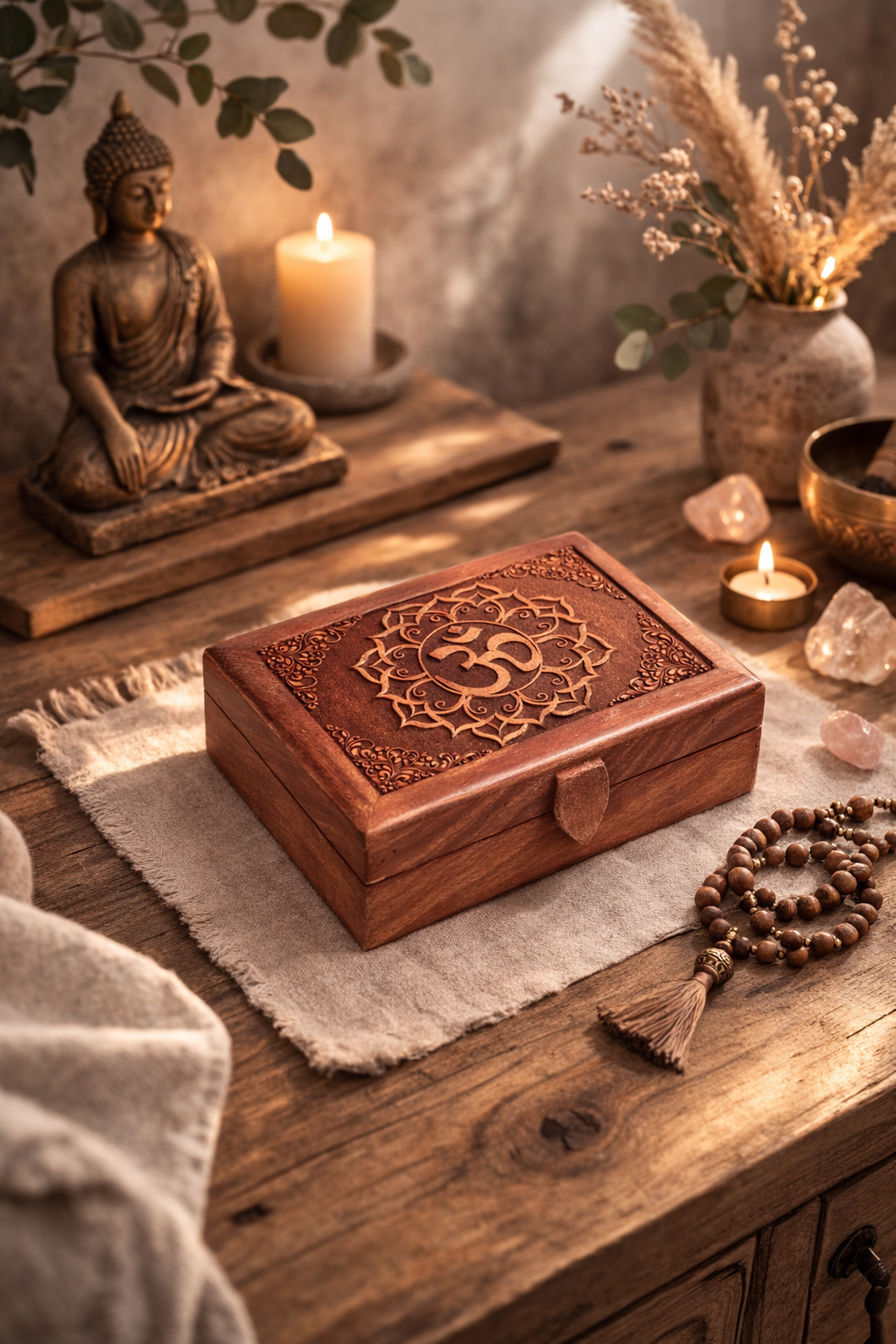 Kort box med symbolet OHM 1