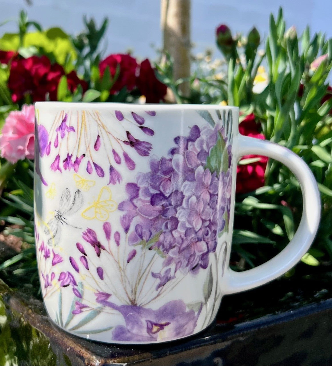 Krus m. lilla blomster 2