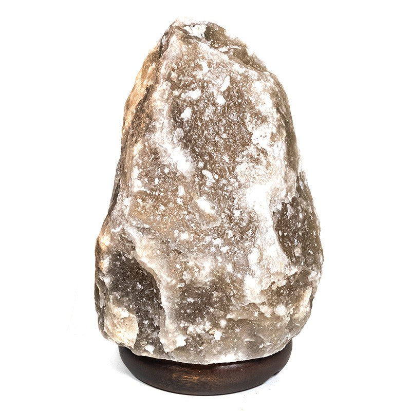 Krystal Salt lampe Grå 1