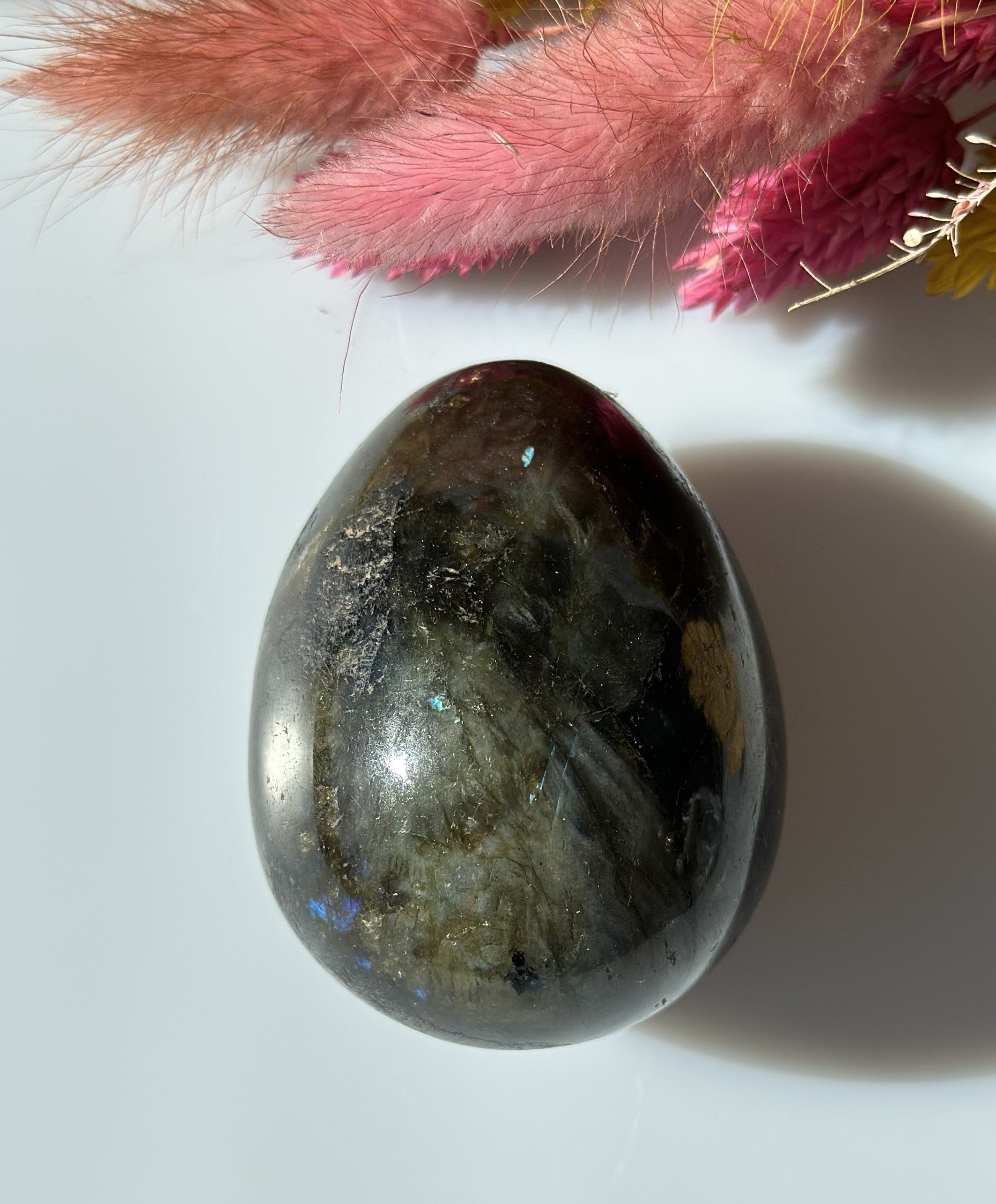 Labradorit æg 5 - 6 cm 3