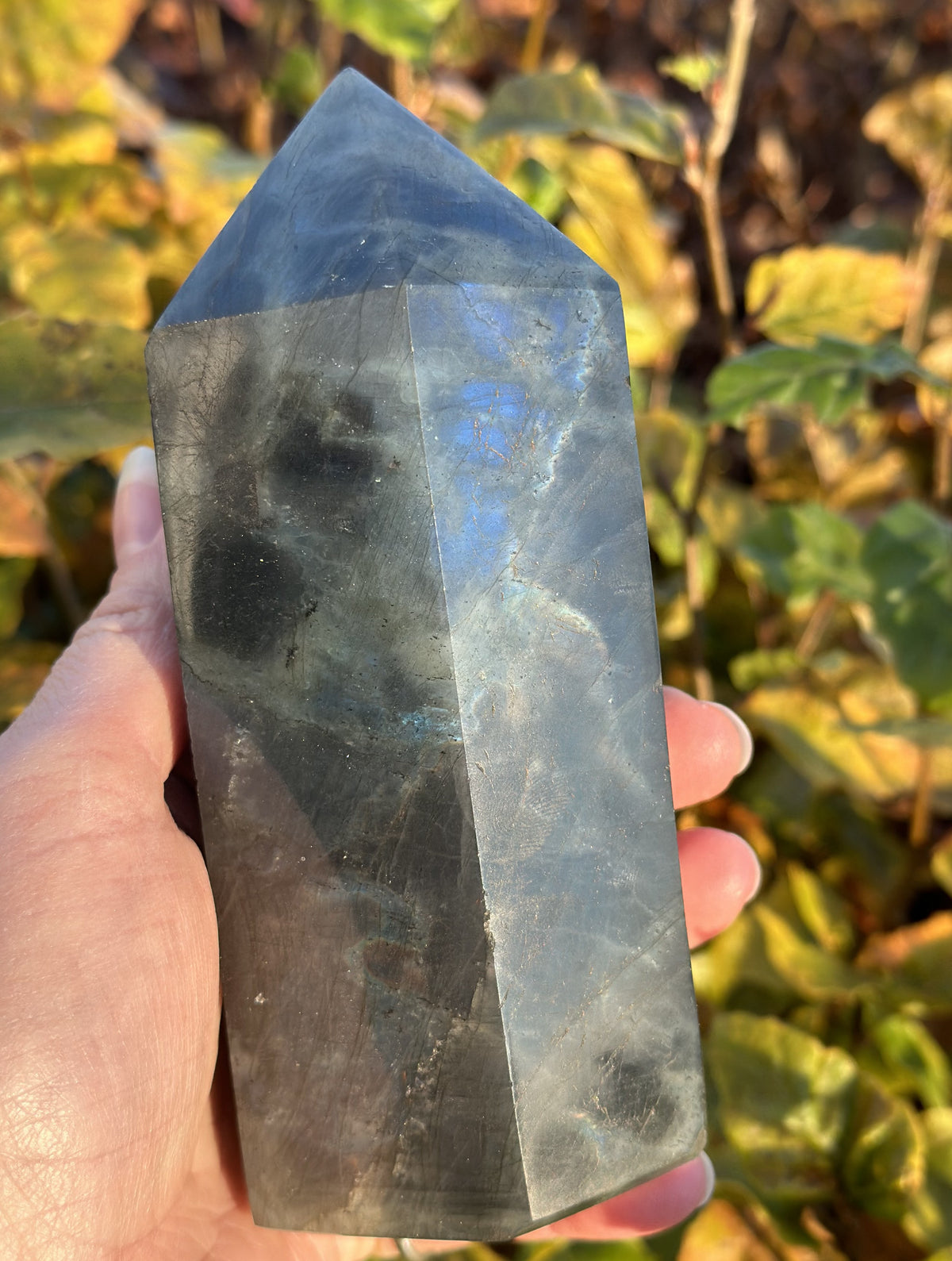 Labradorit Tårn 14 cm 1