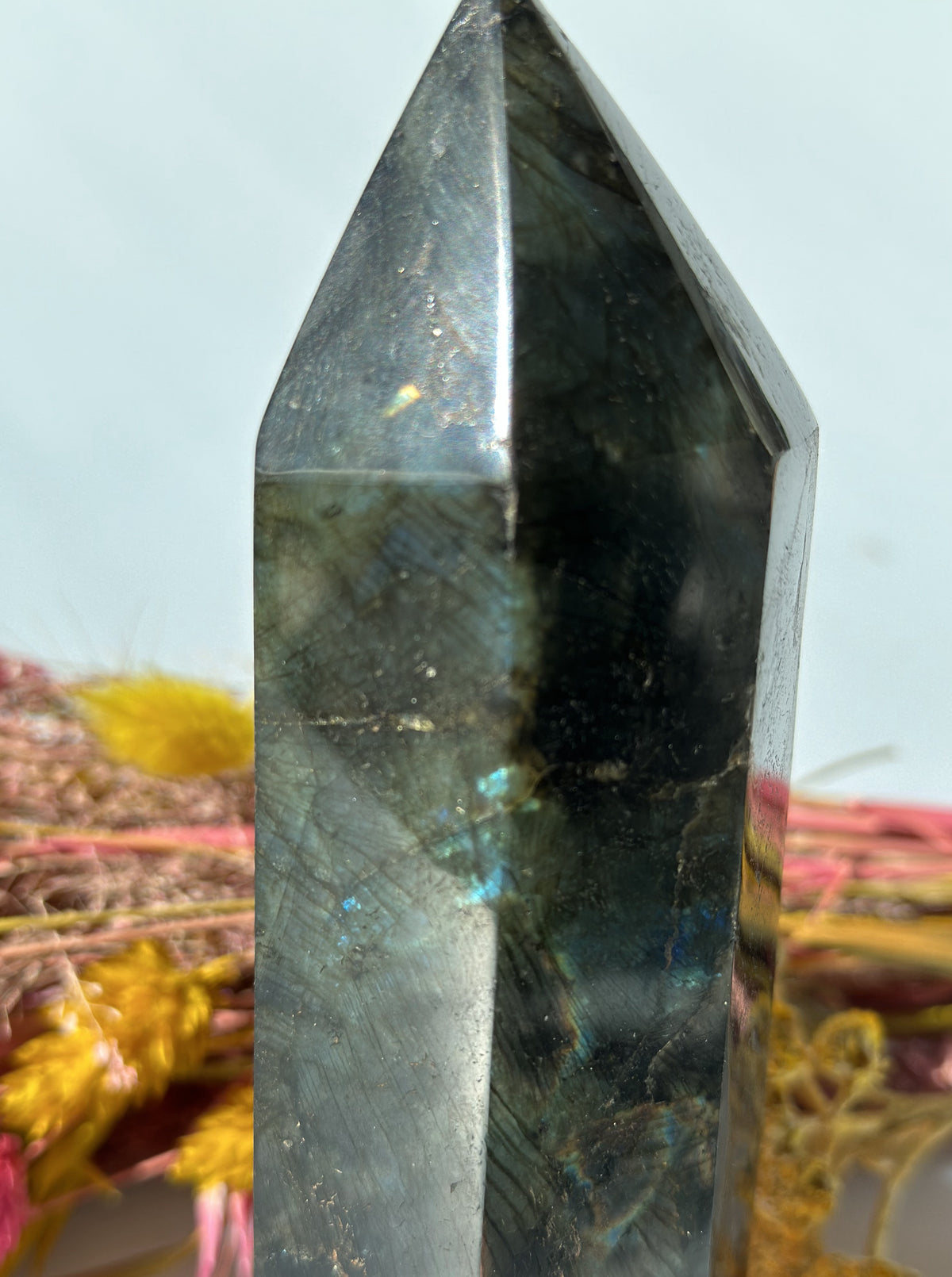 Labradorit tårn 15,5 cm 2