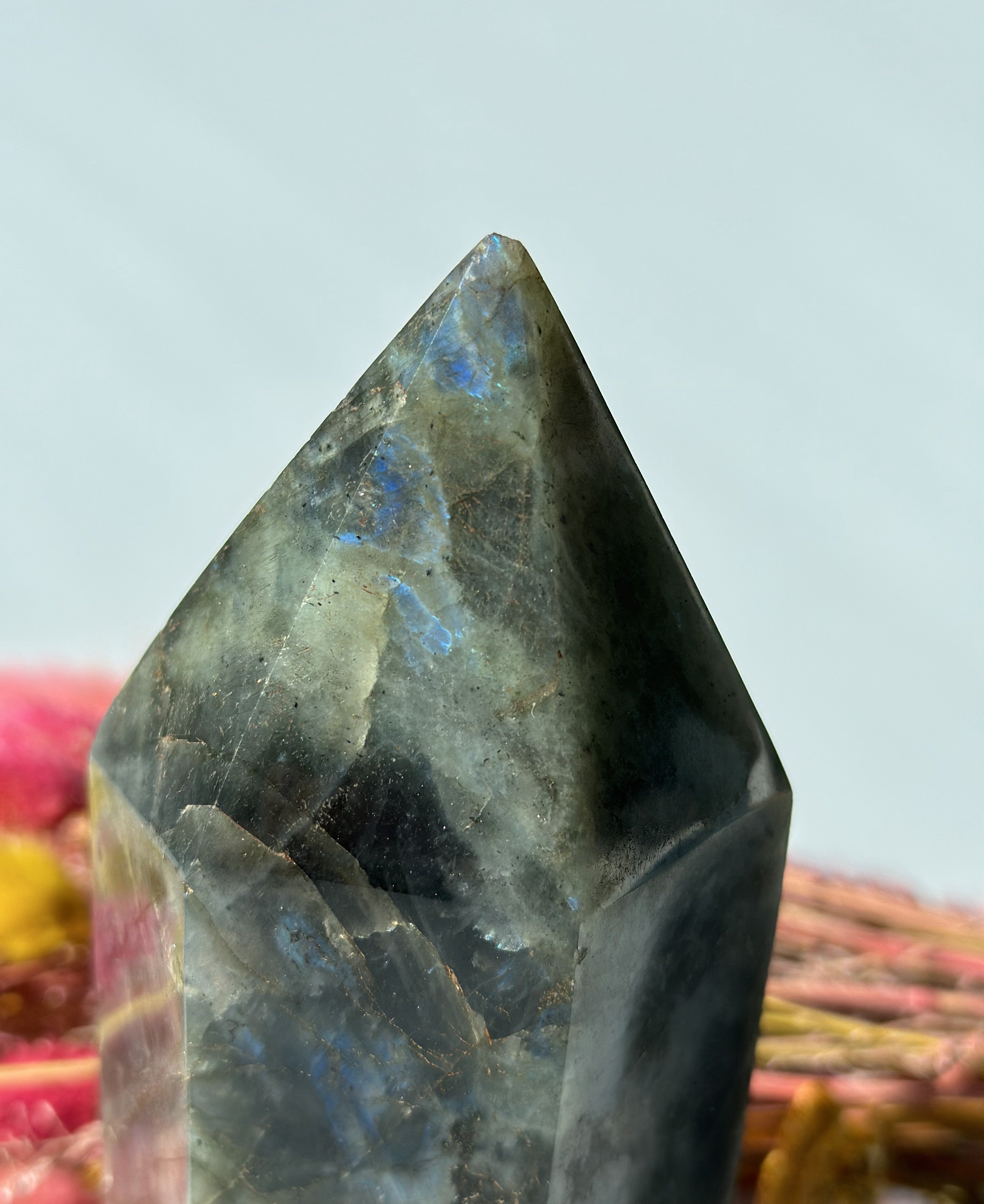Labradorit tårn 17,5 cm 1