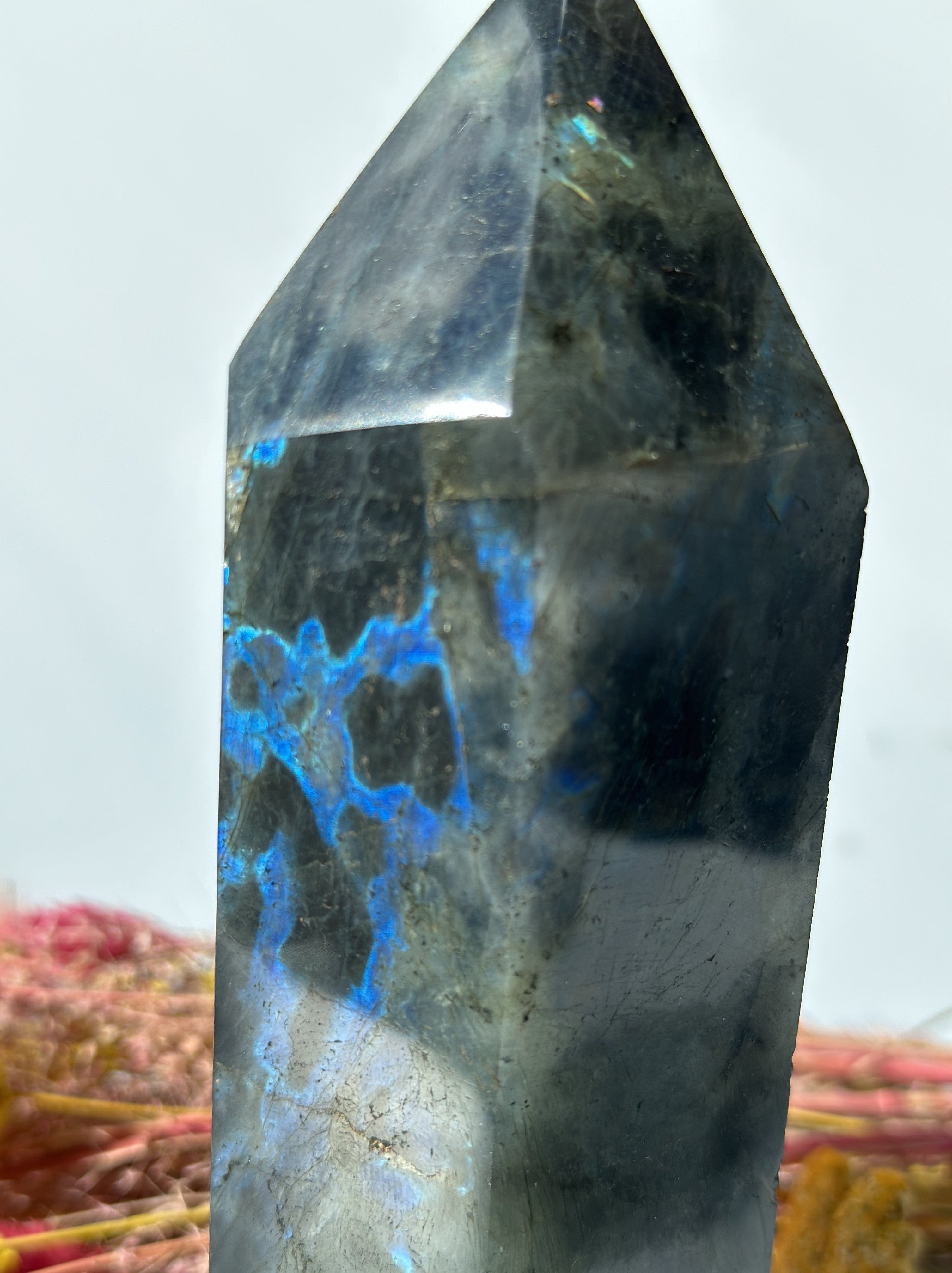Labradorit tårn 18,5 cm 2