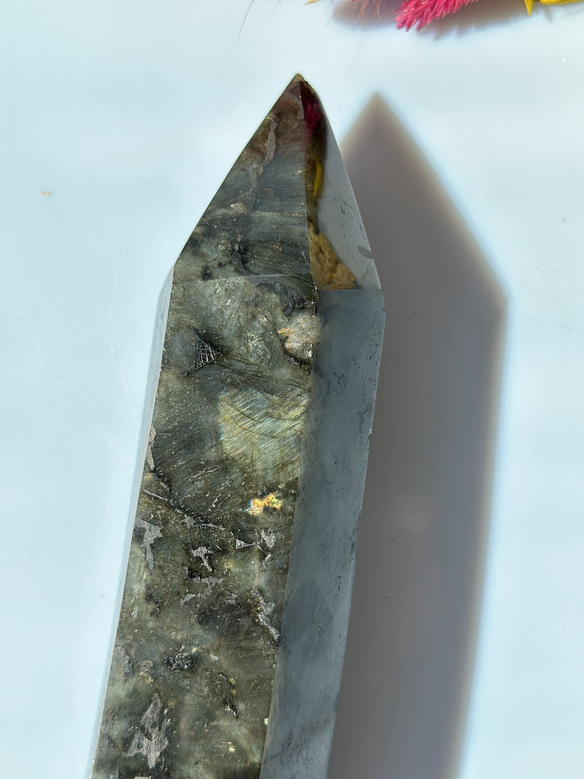 Labradorit tårn 21 cm 6