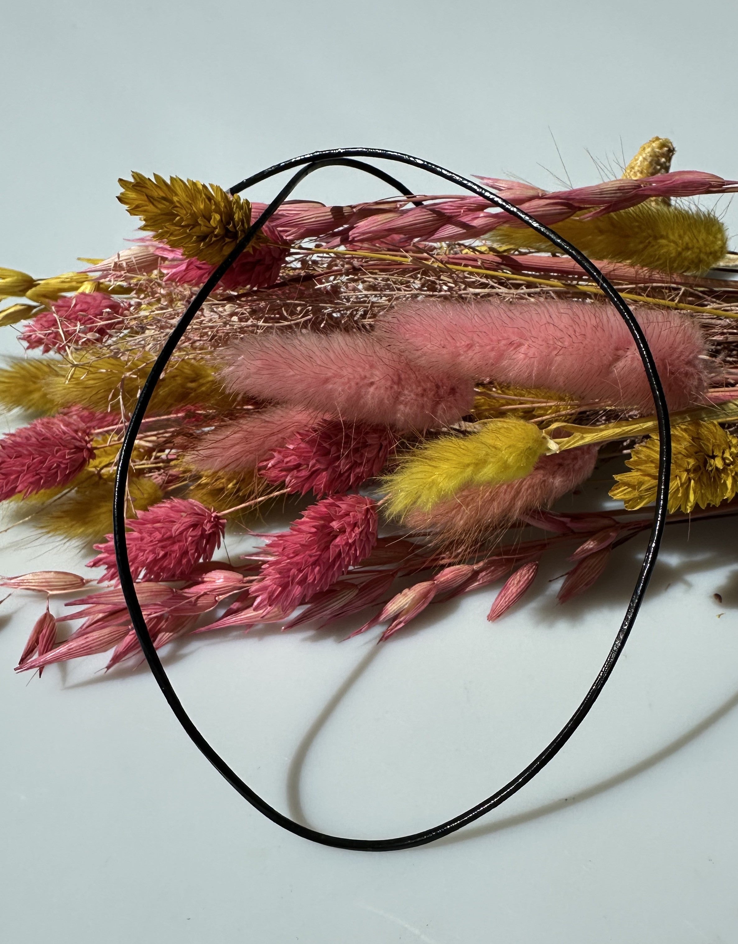 Læderkæde 45 cm 1