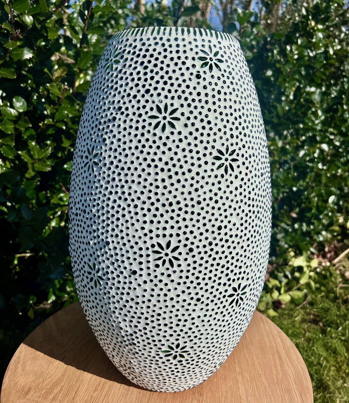 Lampe i glas - Grøn 2