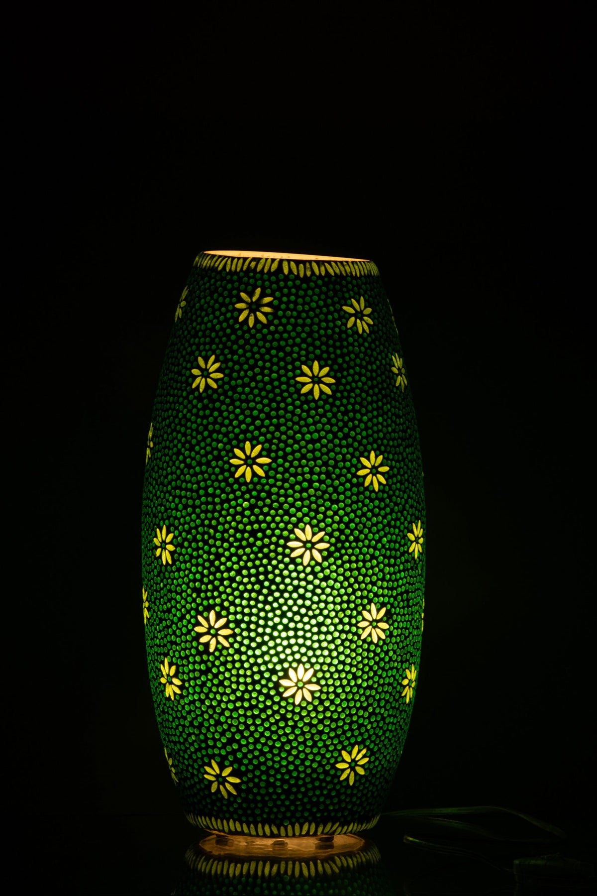Lampe i glas - Grøn 5