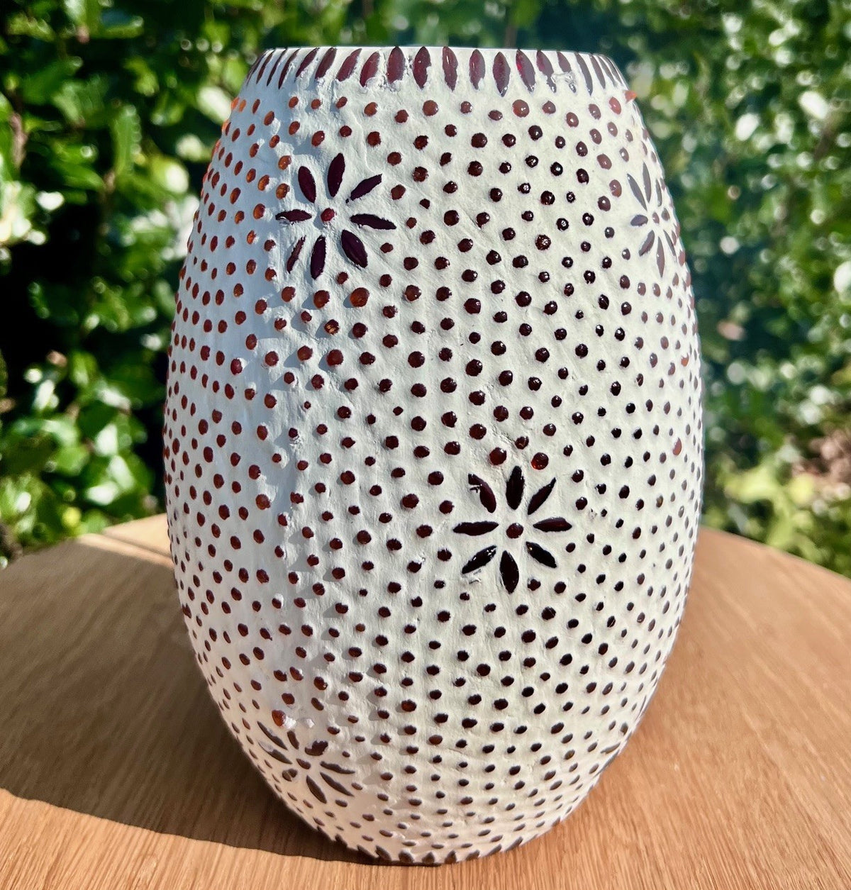 Lampe i glas - Rød 1
