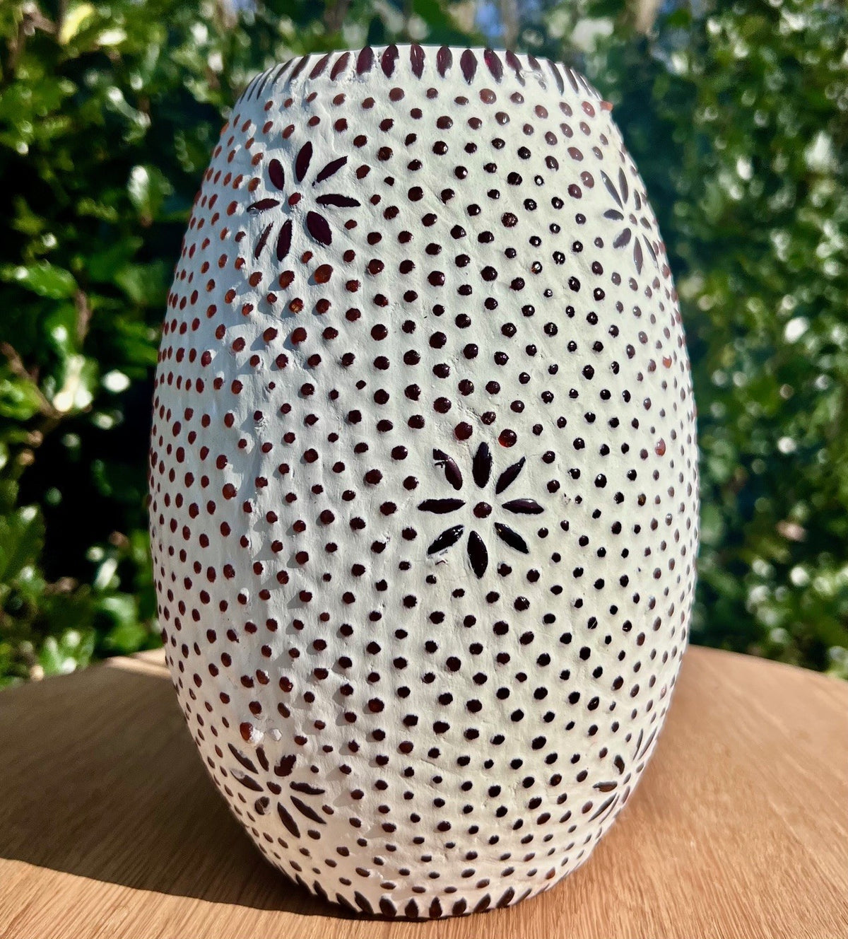 Lampe i glas - Rød 2