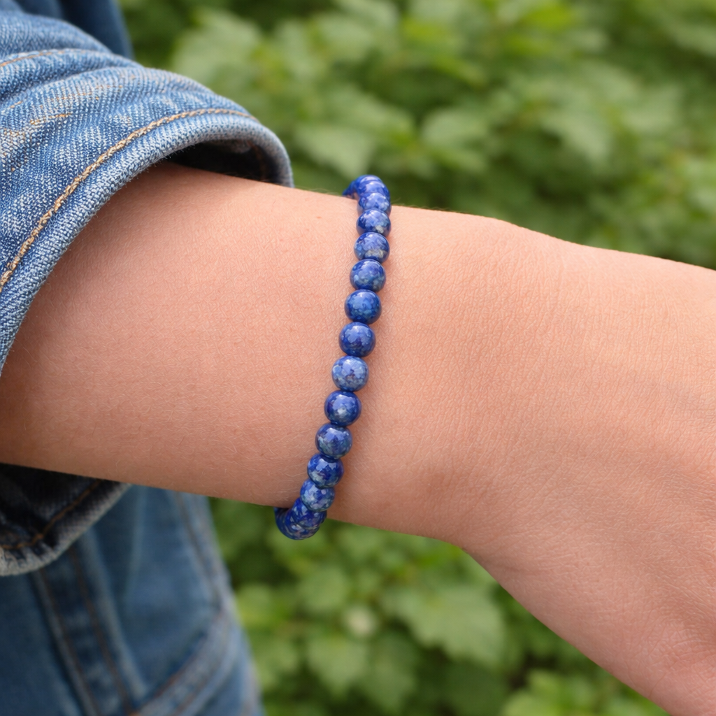 Lapis Lazuli armbånd 6mm 1
