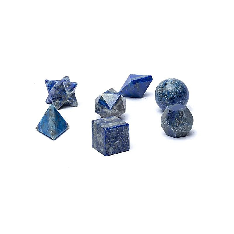 Lapis Lazuli hellig geometri 7 delt sæt 2