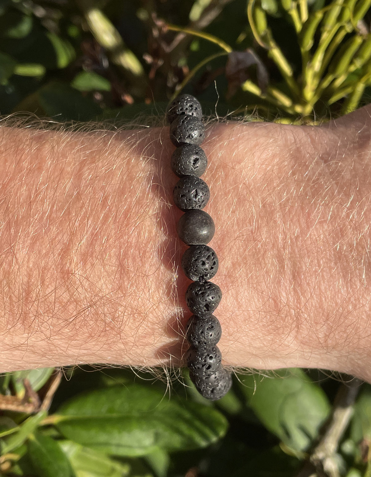Lava herre armbånd 8 mm 2