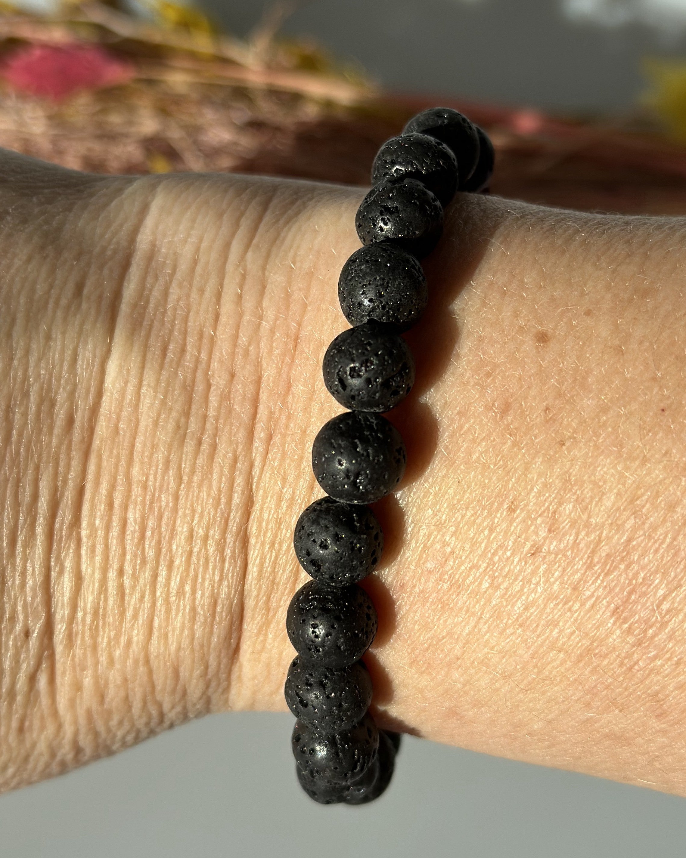 Lavasten chakra armbånd 3