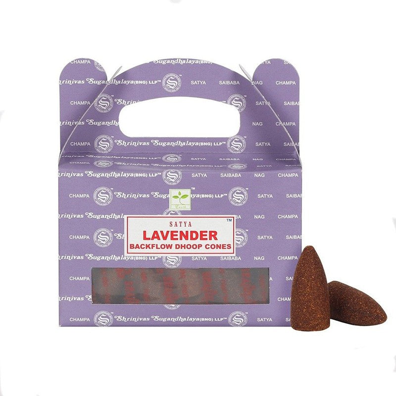 Lavendel backflow røgelses kegler 1
