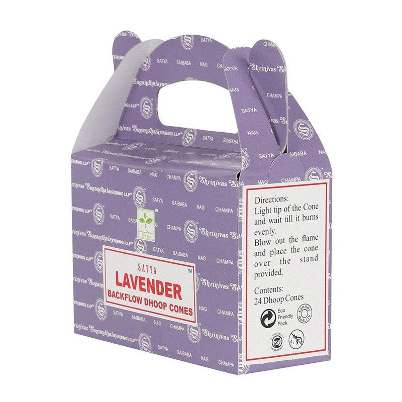 Lavendel backflow røgelses kegler 2