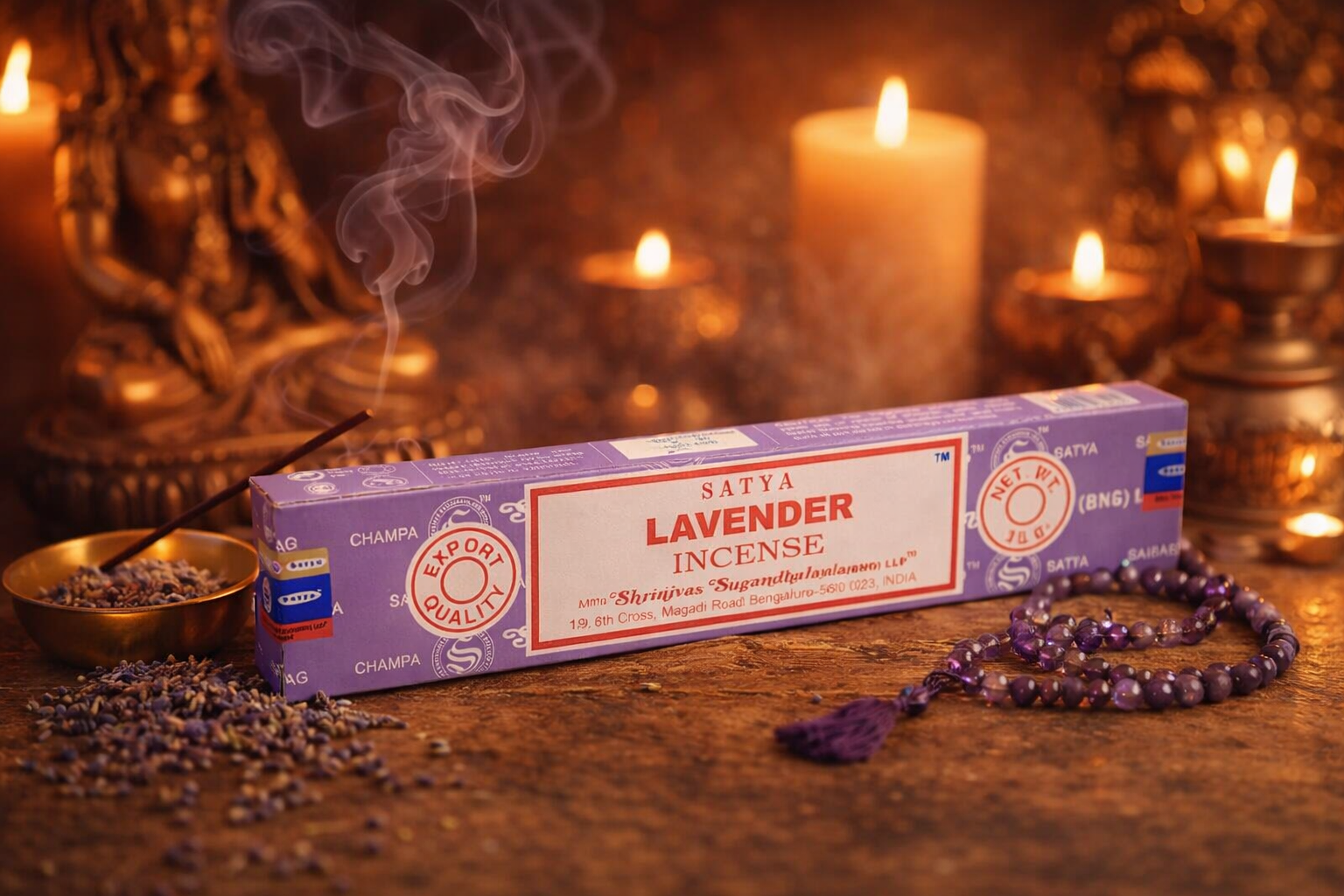 Lavendel røgelse 1