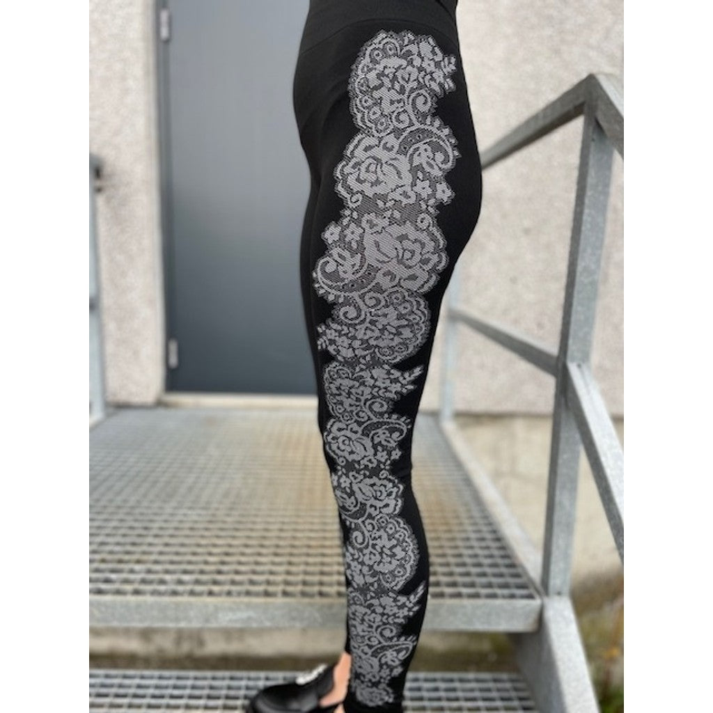 Leggings - Versailles - Sort 1