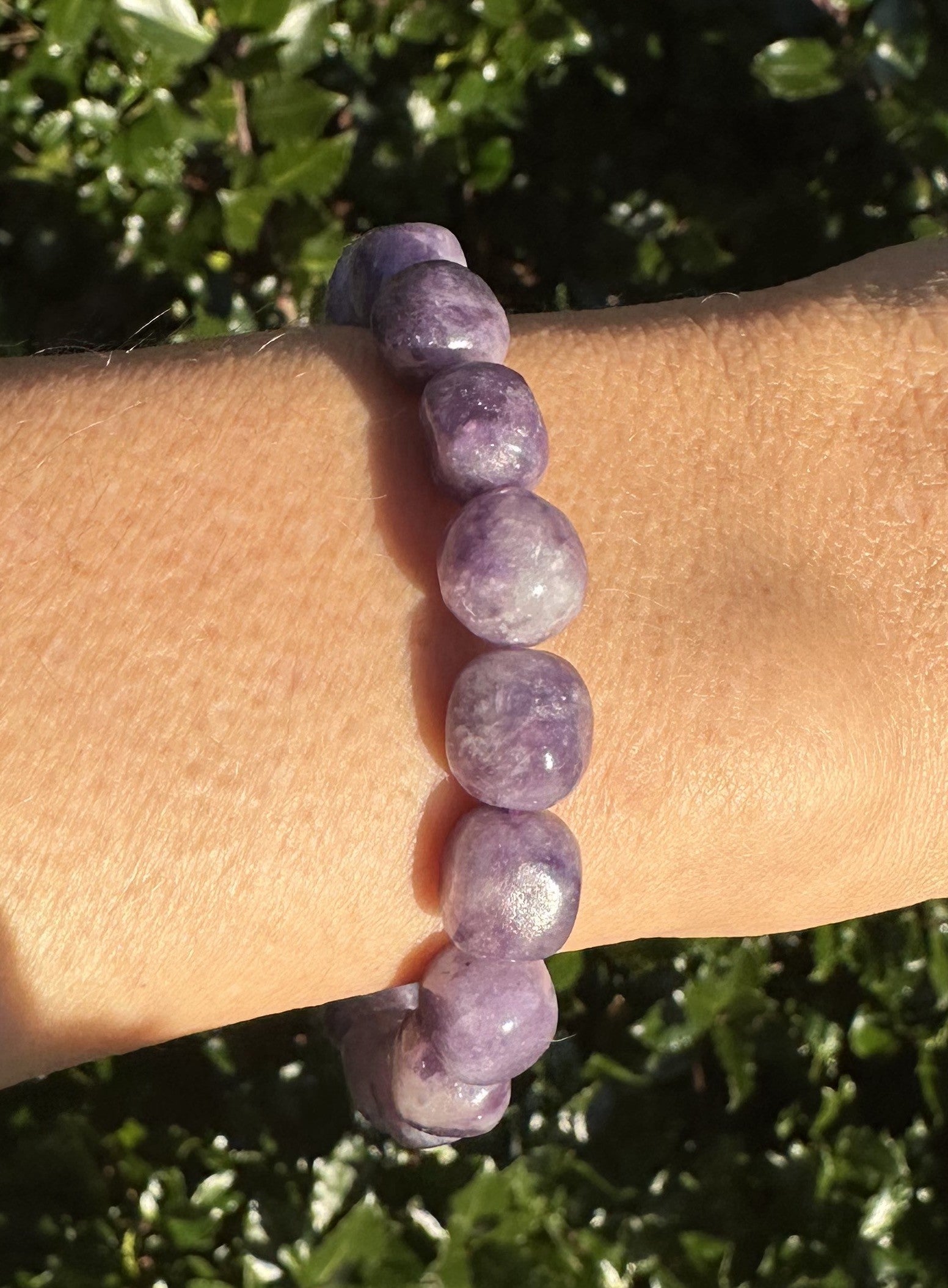 Lepidolit armbånd 1