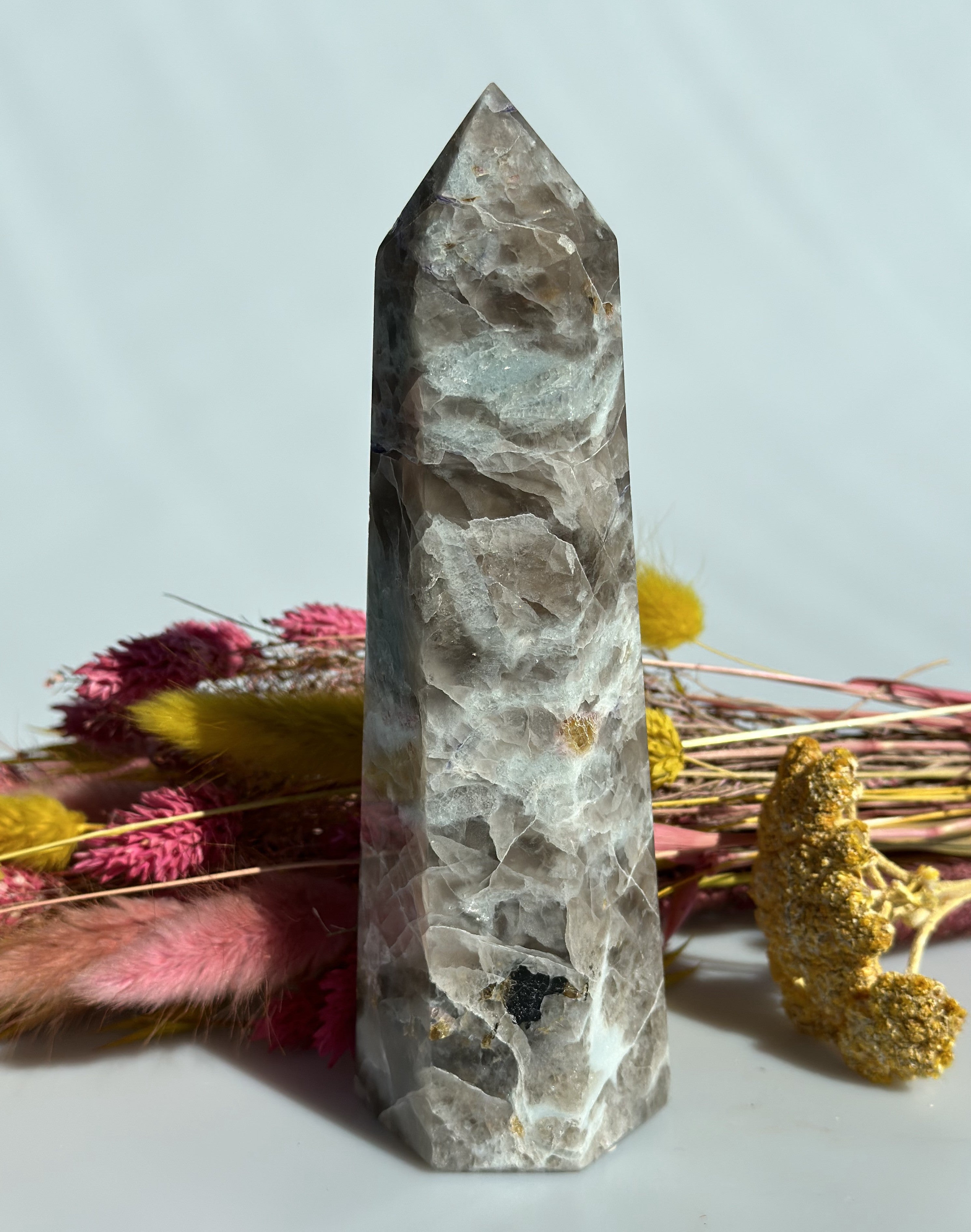Lepidolit Tårn 17 cm 2