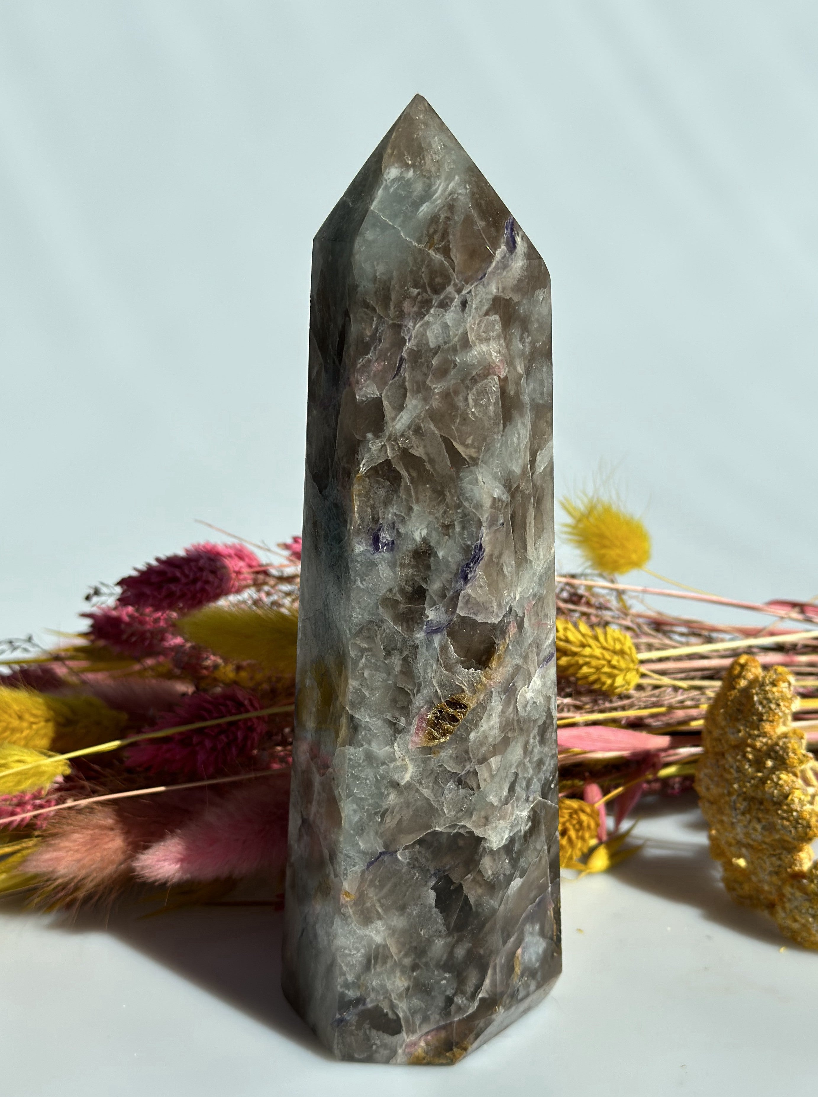 Lepidolit Tårn 17 cm 3