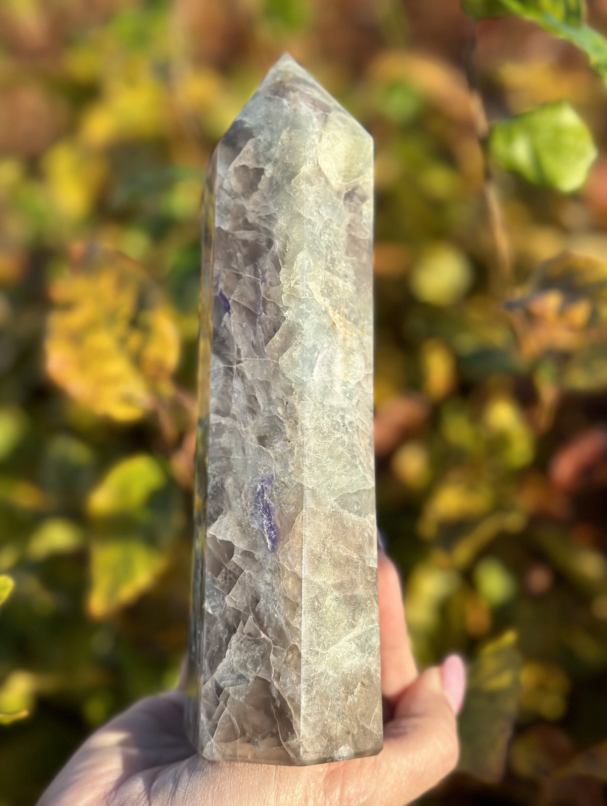 Lepidolit Tårn 18 cm 2
