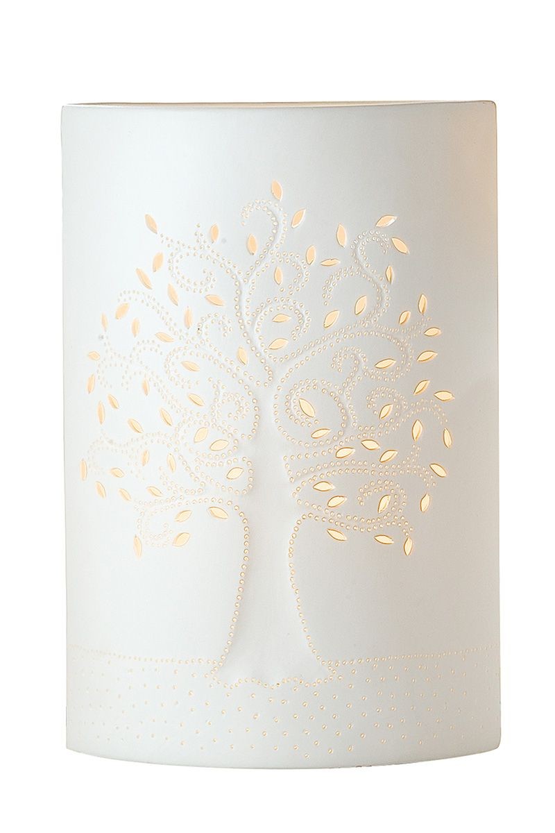 Livets træ bordlampe 28cm 1